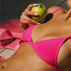 BNIP Huha String Vibrant Pink Tencel Bralette